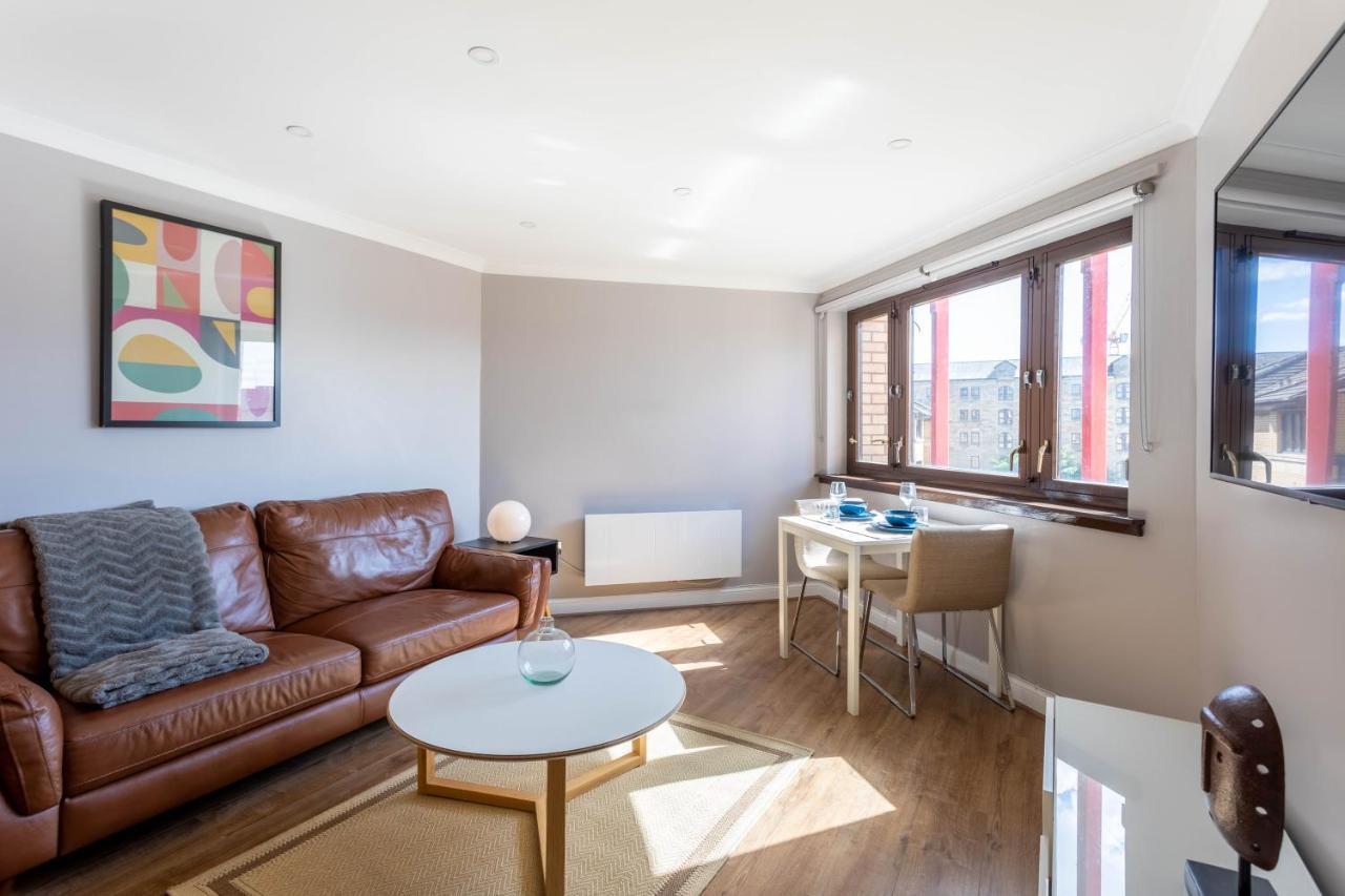 Stunning 1 Bed Merchant City Apartment With Parking Glasgow Exterior foto